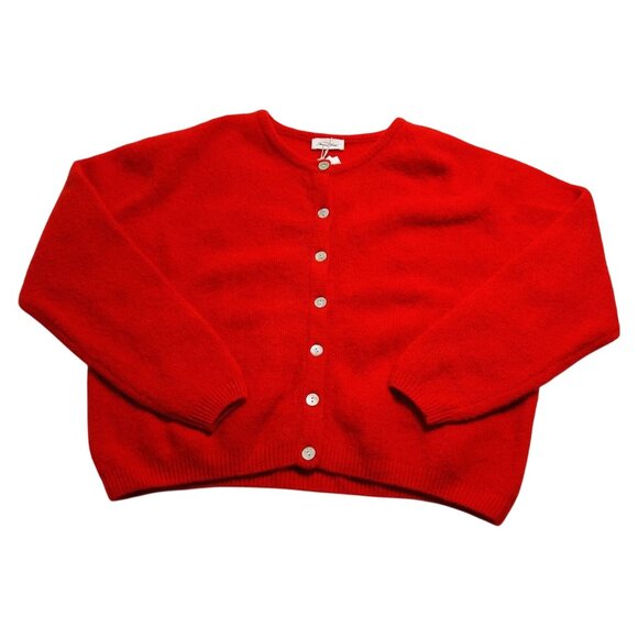 American Vintage Vitow Cardigan in Strawberry - Picture 3 of 8